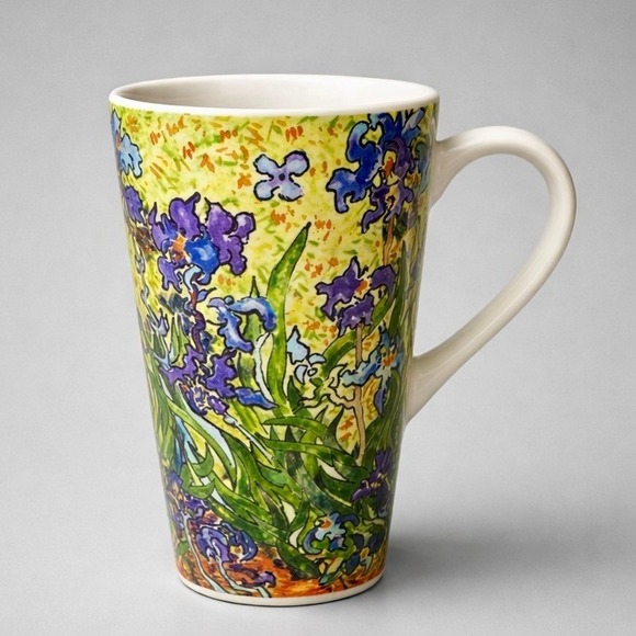 Chaleur Other - Chaleur Master Series Vincent Van Gogh Irises Tall Latte Mug Multicolor Like New